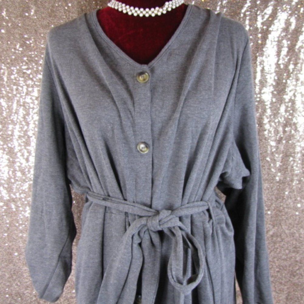 NWT BloomChic gray boho dress 28 /5X - Picture 5 of 11